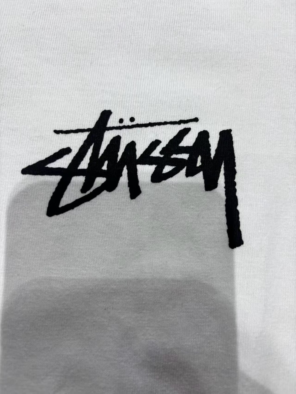 Stussy Fuzzy Dice Tee White - Brand New With Tags NWT Authentic - Picture 2 of 4